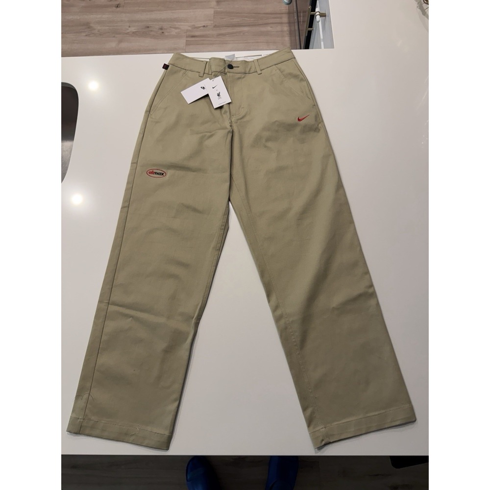 Nike Liverpool FC Air Max SE Chino Pant Limestone Gym Red HJ1048-250 Mens 30 NWT